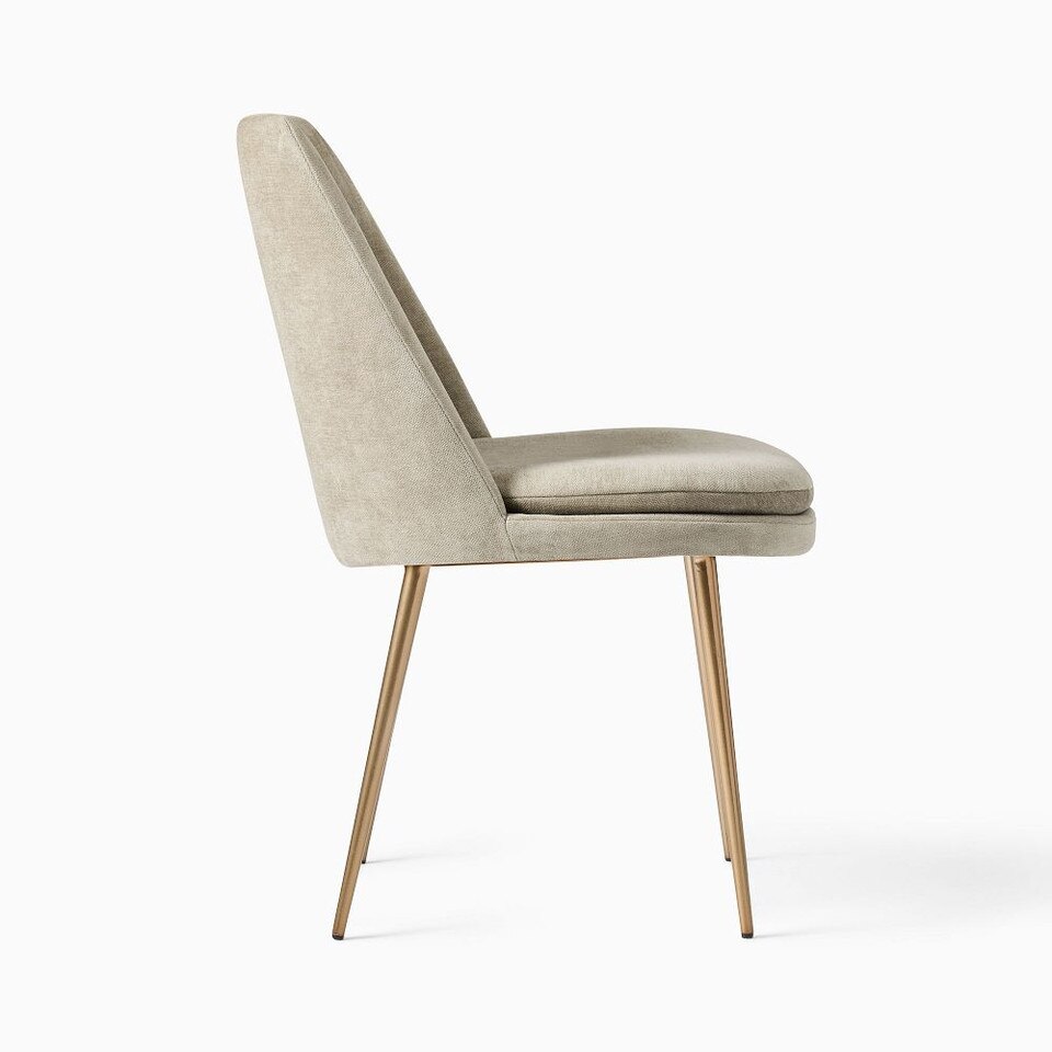 Finley LowBack Upholstered Dining Chair West Elm UK